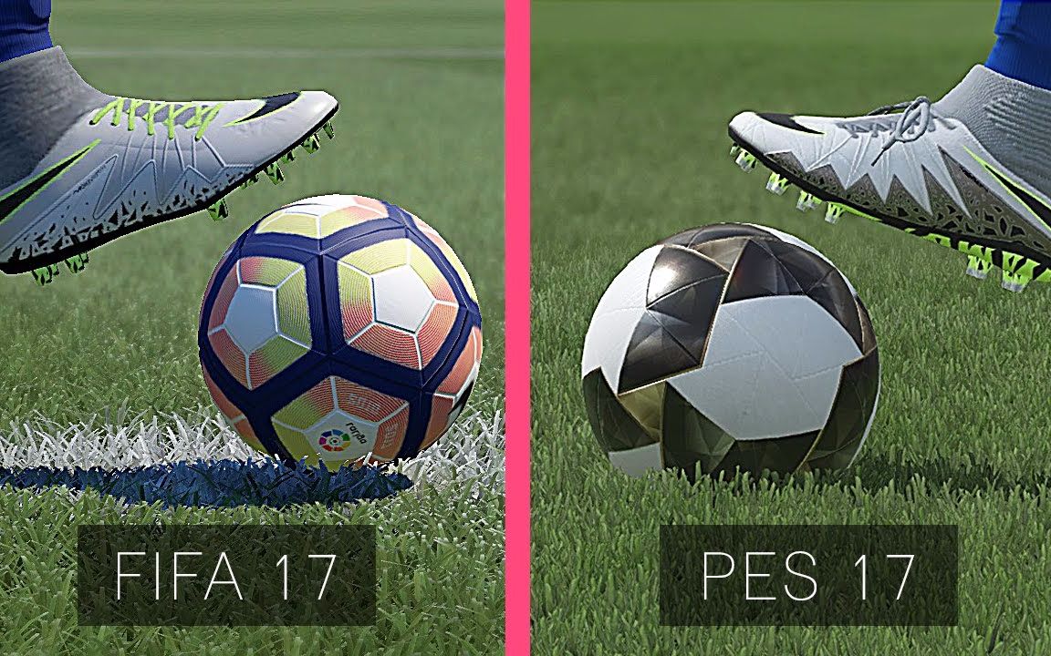 FIFA 17 Vs PES 17 国外玩家自制对比视频 1080P,60帧视频哔哩哔哩bilibili