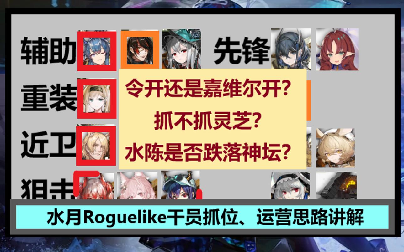 水月肉鸽难度15干员抓位、运营思路讲解 哔哩哔哩bilibili