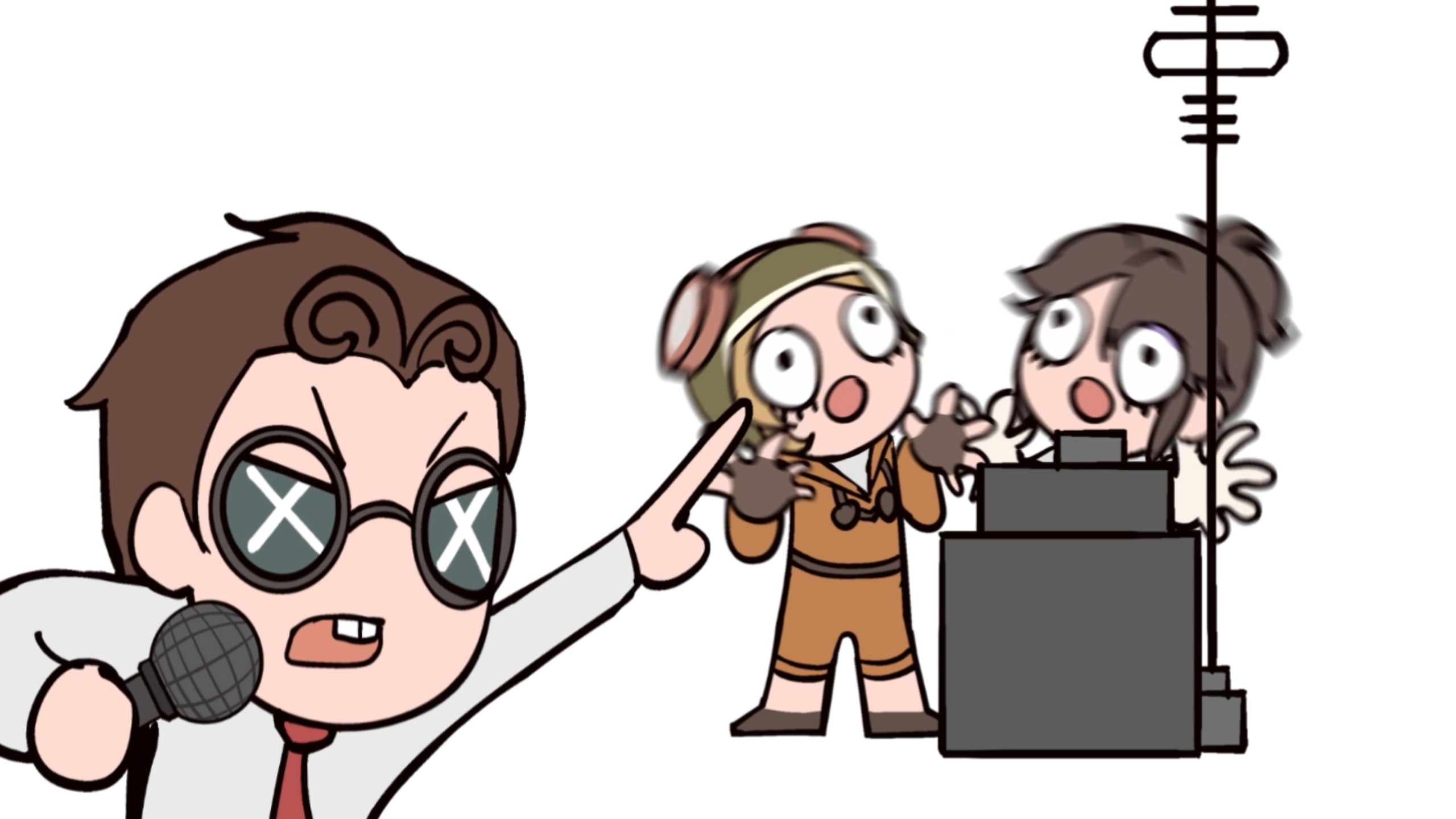 ！眼睛瞎在修机上！