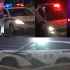【出警】夜间捕捉到的北京公安/治安巡逻多种警车/巡逻车闪灯在路上行驶