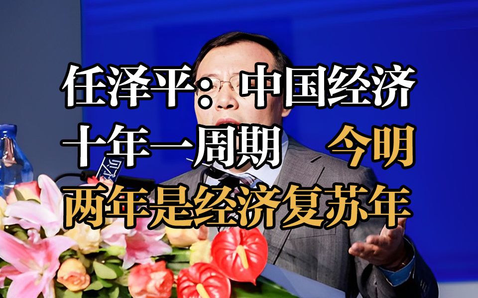 任泽平:今明两年是中国经济复苏年.哔哩哔哩bilibili