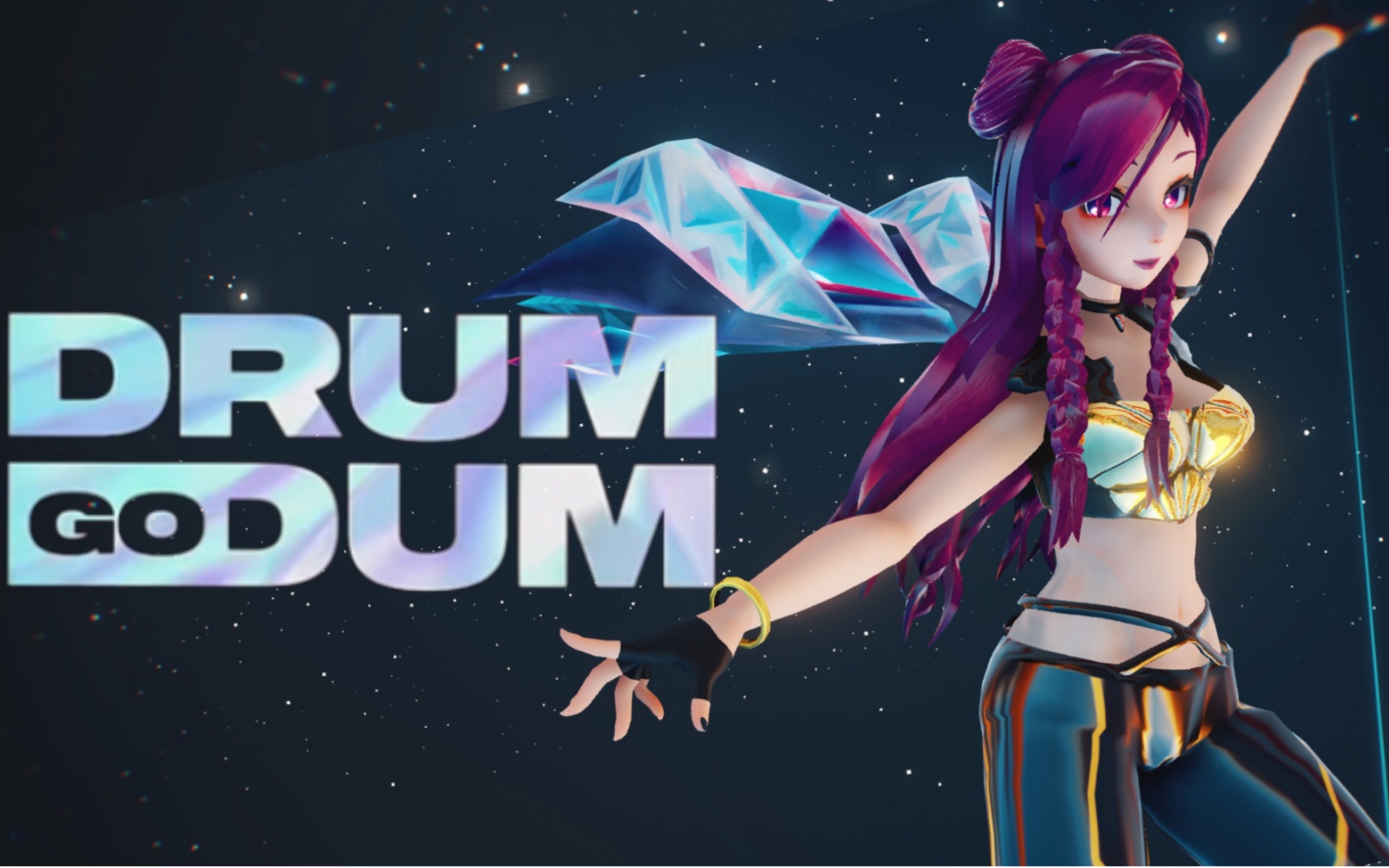 【动作镜头配布】Drum Go Dum K/DA（just dance herald.ver）_哔哩哔哩_bilibili