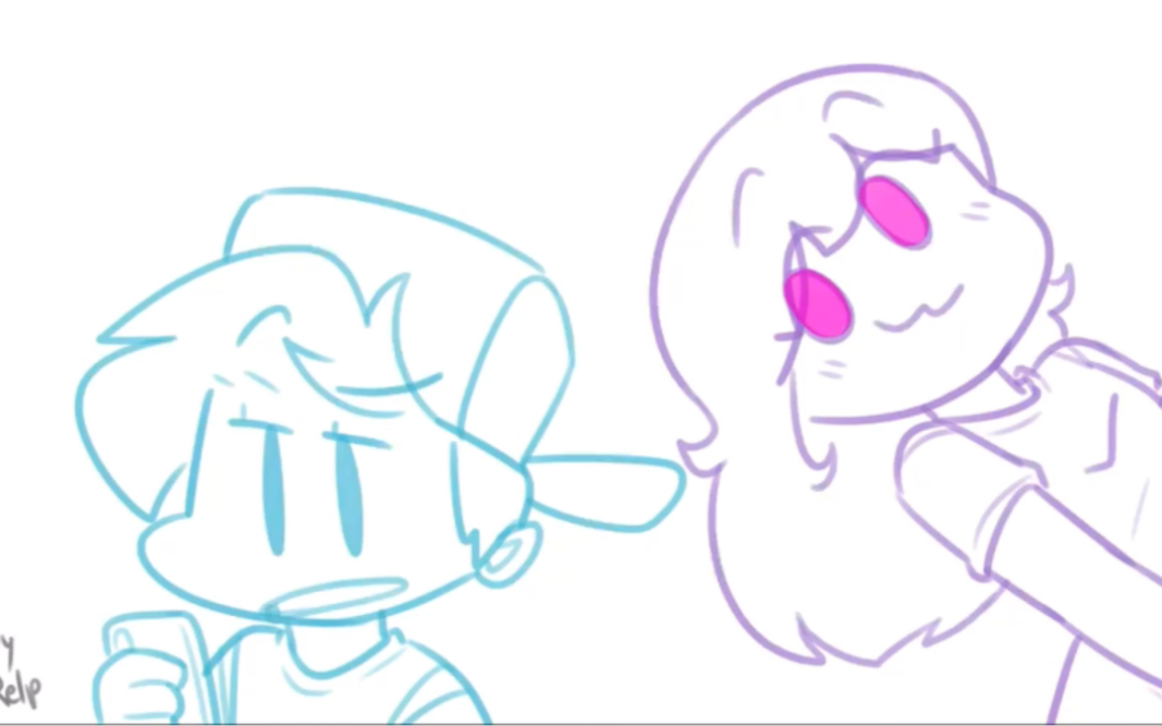 We are in love ll Friday night funkin MOD animatic ft.Sky