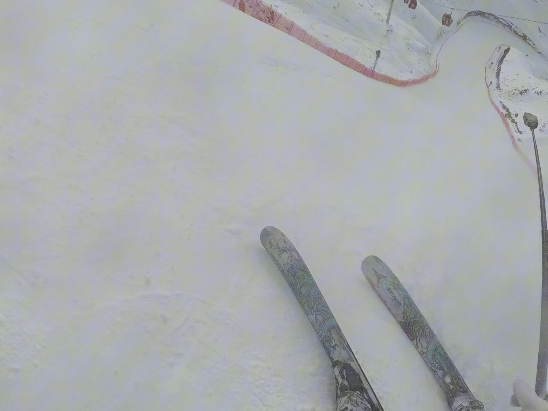 这恐怕是个铲雪机吧！我今天又来挑战向光道了！