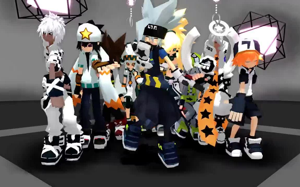 【凹凸世界mmd】凹凸男团十一人已出道.