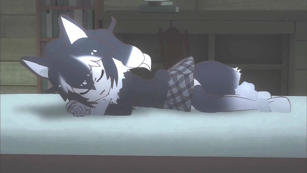 【兽娘动物园】灰狼在睡觉