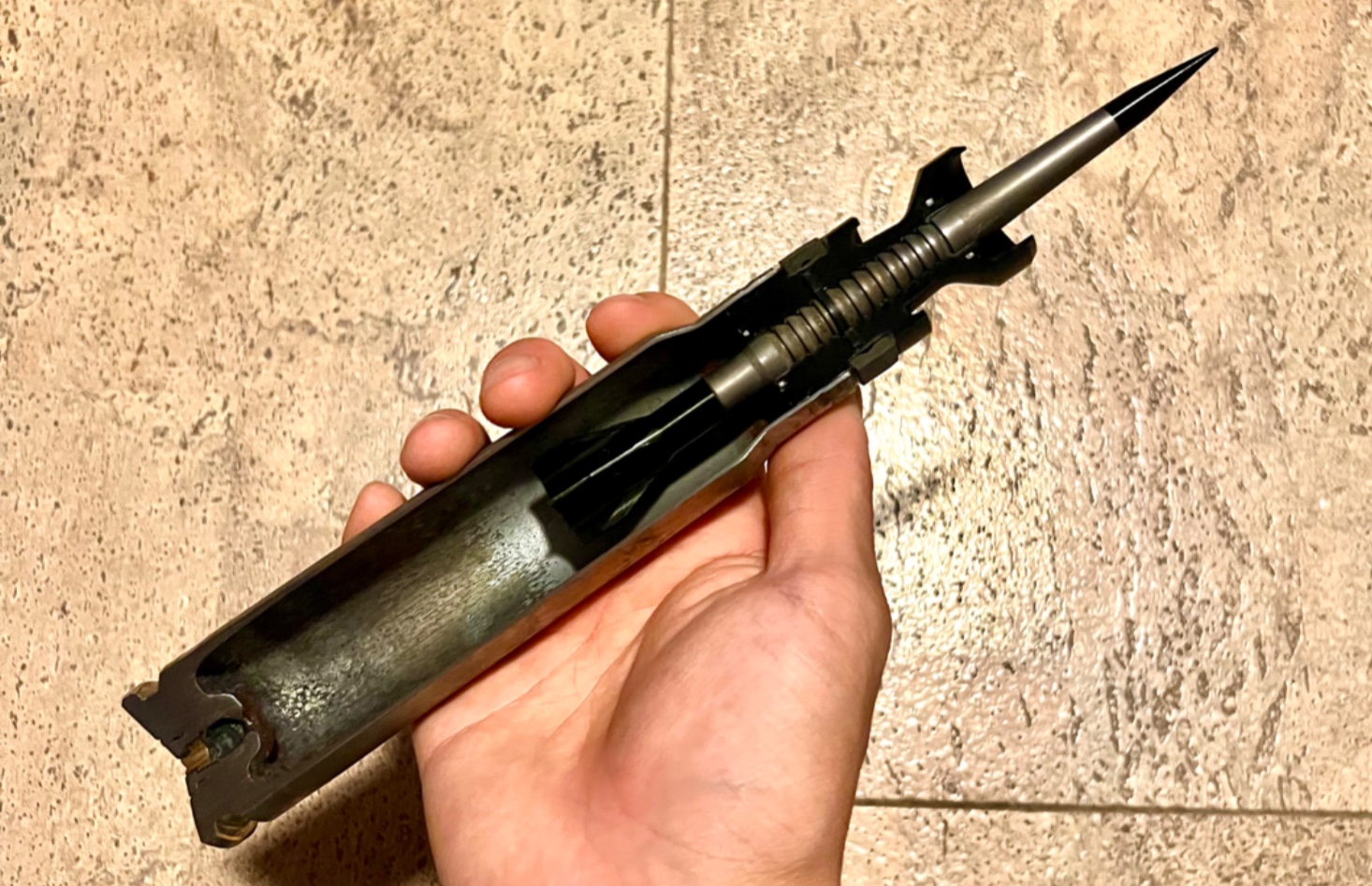 【实物讲解】中国解放军海军 1130近防系统配发30mm H/PJ11-30 APFSDS 弹头及壳体解剖/简介