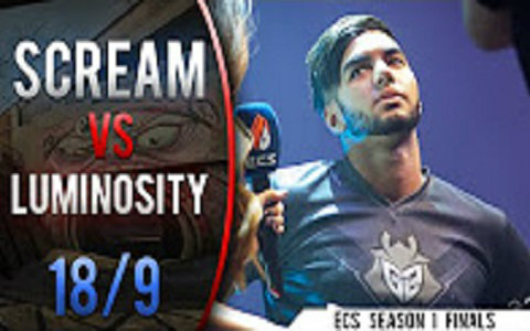 【csgo】pov g2 scream vs luminosity (overpass) @ ecs season 1