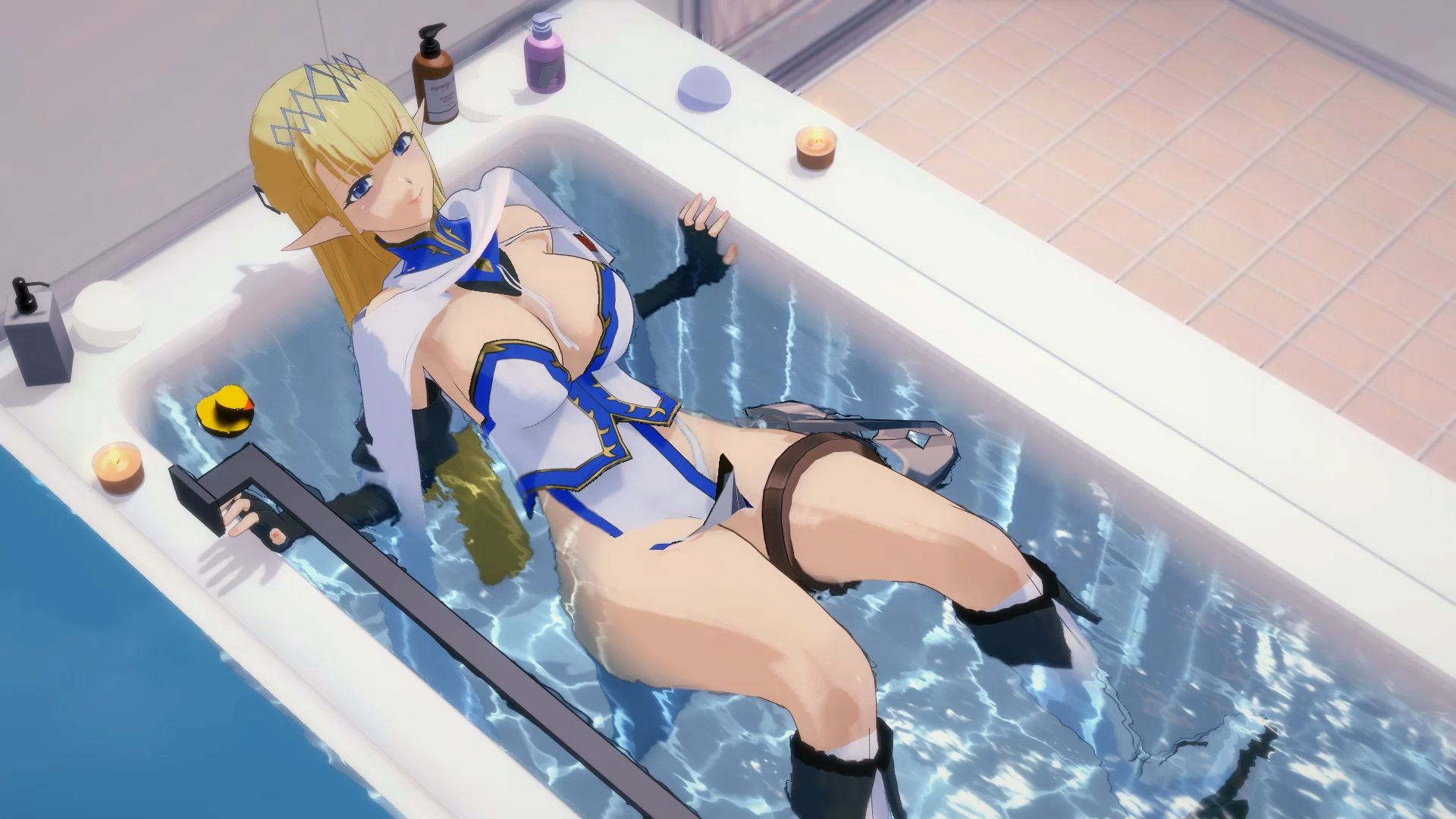 精灵也想泡个澡