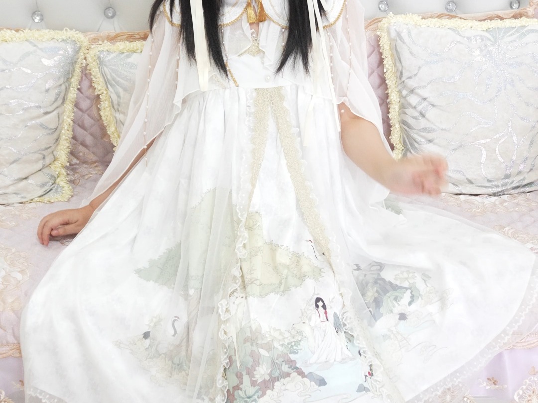 The latest three sets of fitting face version] Lolita, Chinese dress and cheongsam, curious baby can advanced charging to see the face without P original camera video and add friends!