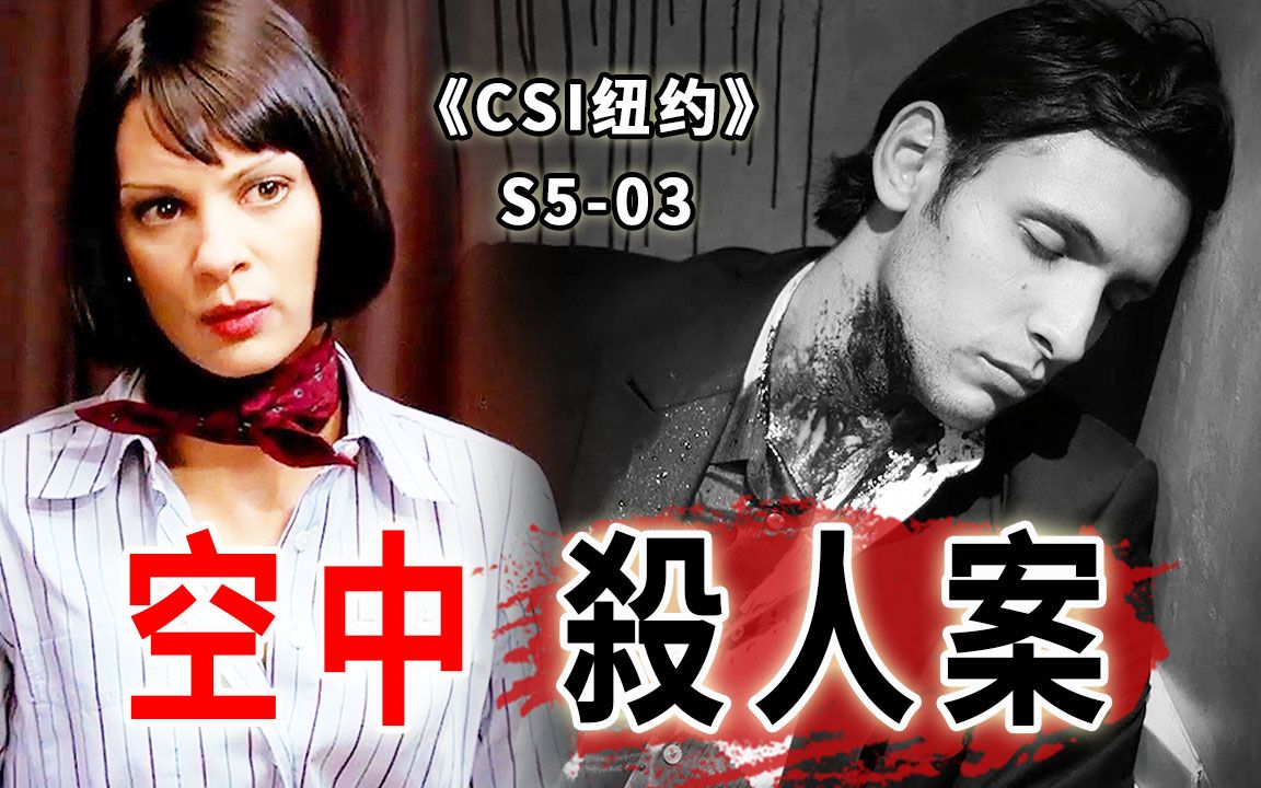 联邦空警万米高空被捅到动脉喷溅，猜猜凶器是什么？《CSI纽约》S5-03