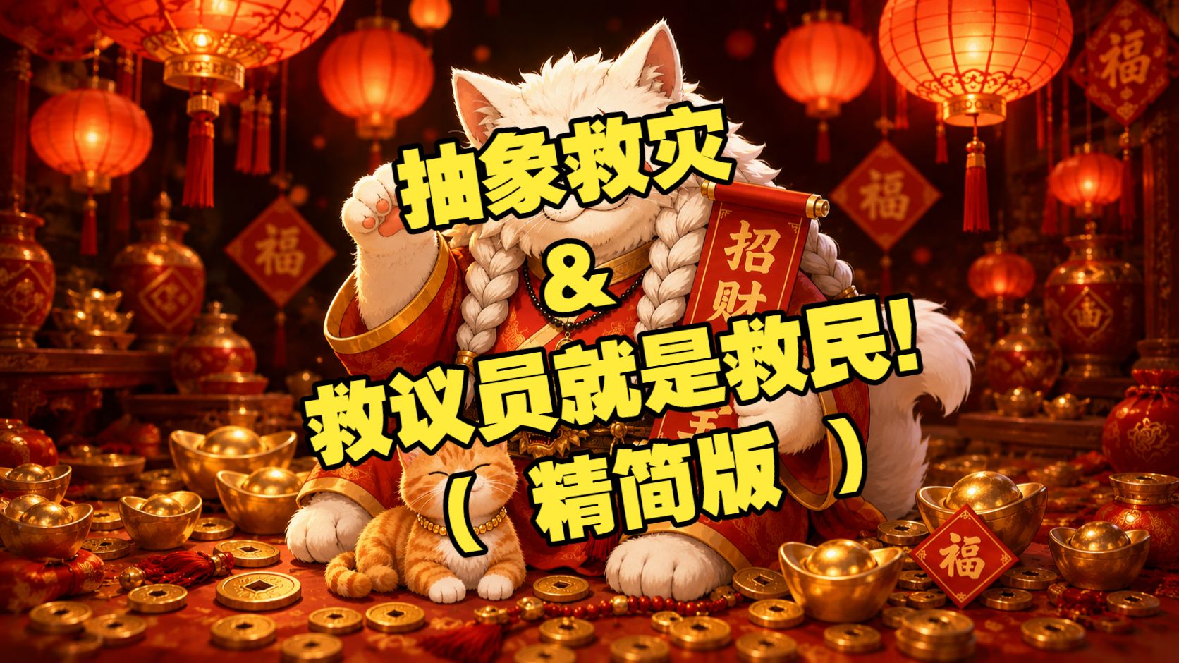 抽象救灾&救议员就是救民