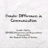 【双语】Gender differences in communication |性别差异在对话中的体现