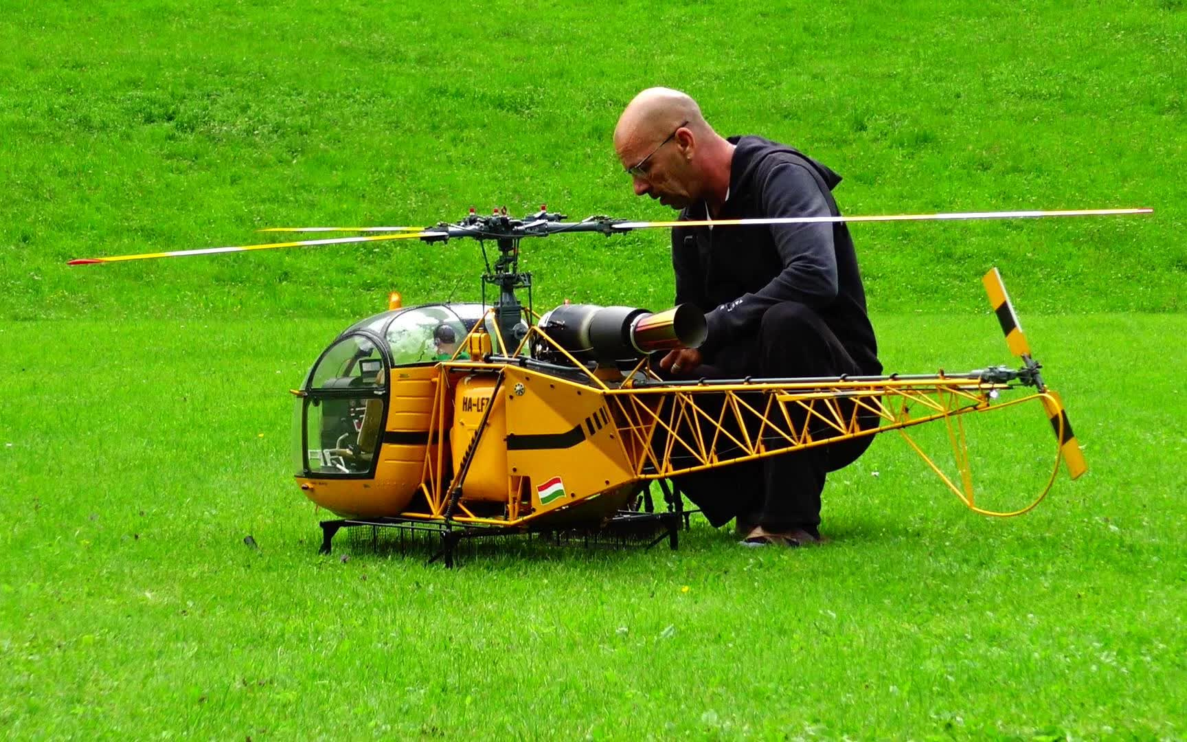 LAMA 3 涡轴动力 遥控直升机
