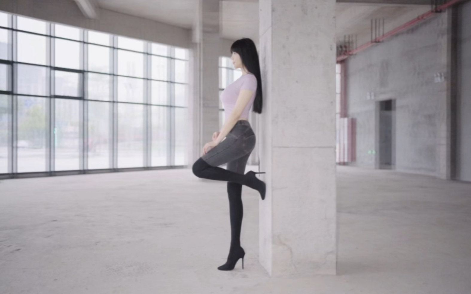 Industrial style as a backdrop is pretty cool?