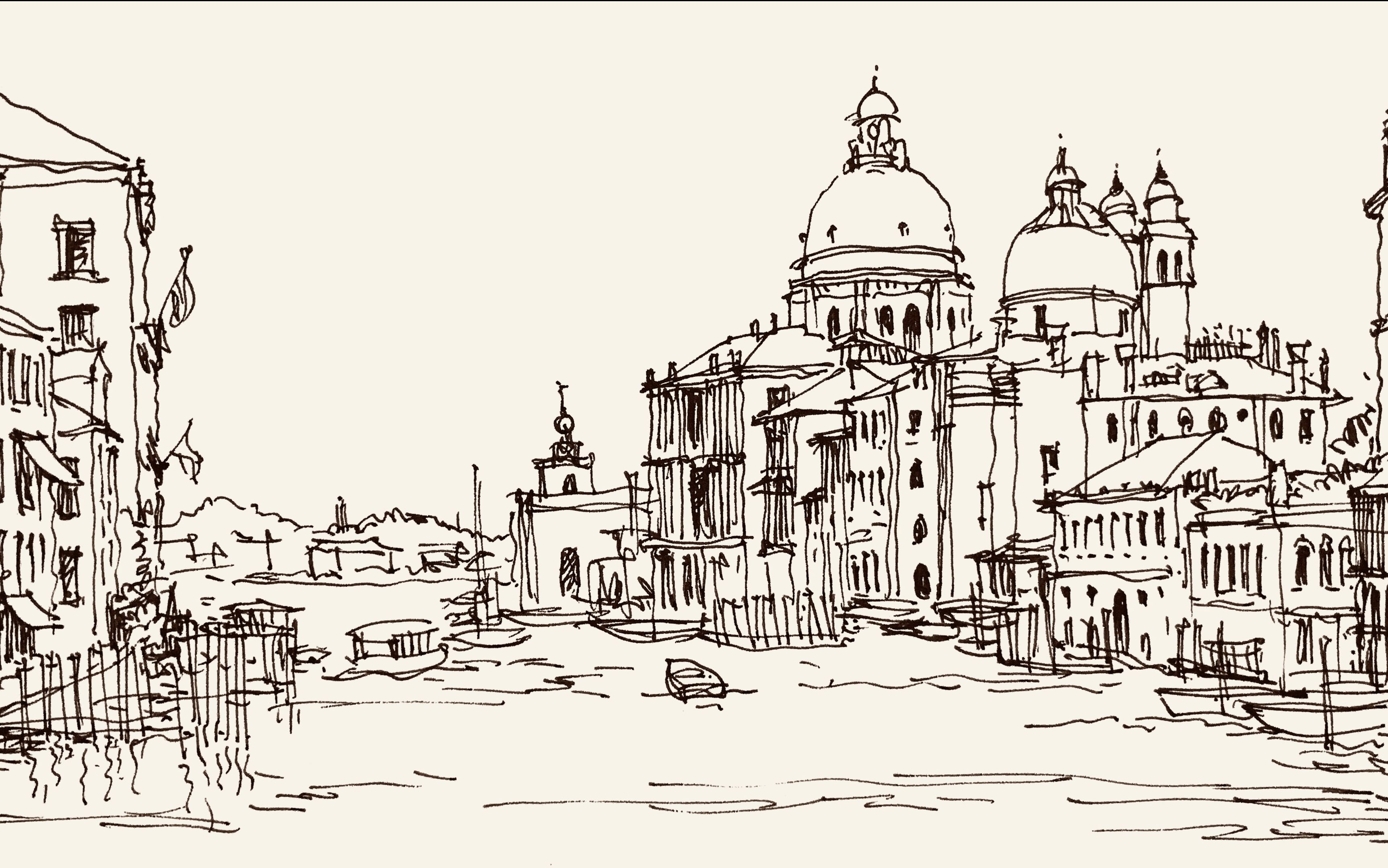 【马丁涂图】钢笔画教程·第03讲《威尼斯一景》