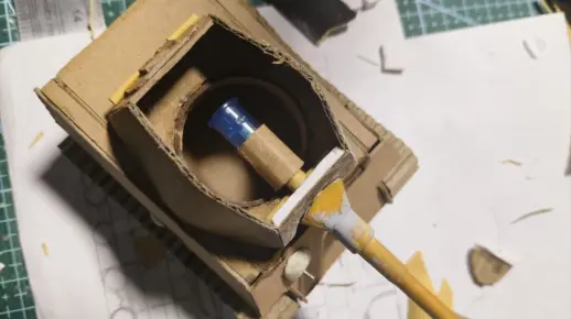 【手工纸板坦克】新版发射系统测试