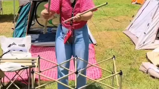 户外桌椅安装视频