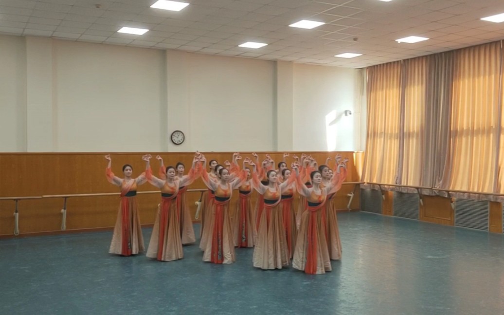 中国古典舞剧目群舞版《唐印》 北京舞蹈学院中国古典舞系2019级