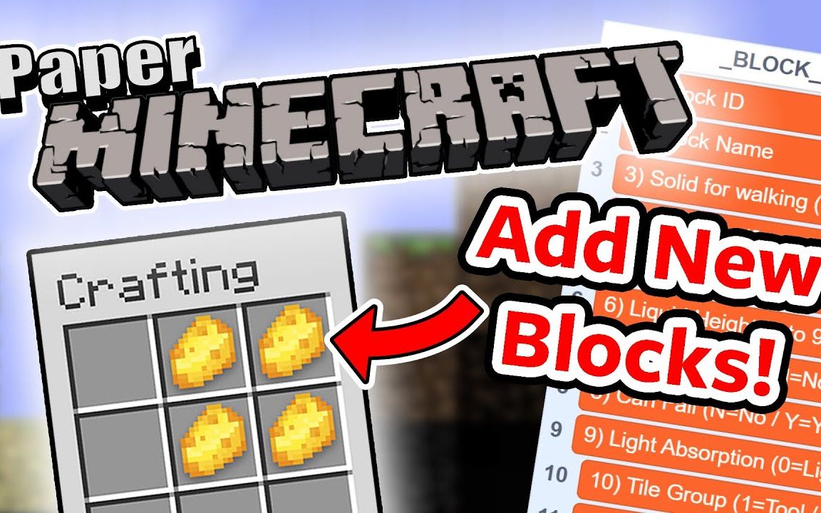 如何制作Paper Minecraft模组💡🛠️ 一个Scratch教程| How to MOD Paper Minecraft 💡🛠️ A  Scr-哔哩哔哩