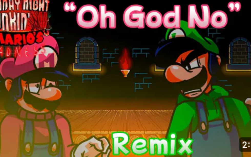 Friday Night Funkin': Mario's Madness Oh God No Remix