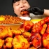【ddeong-gae】葱香孜然鸡&辣酱年糕鸡&炸酱面