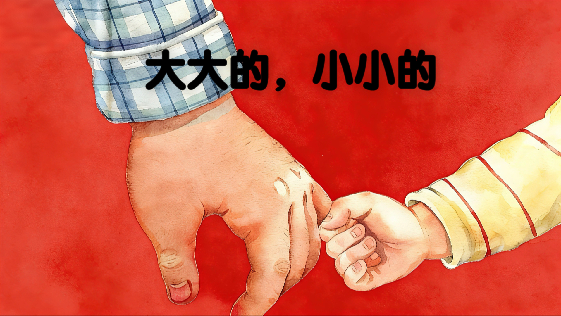 绘本动画《大大的，小小的》