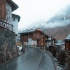 4k「Nomadic Ambience」漫步在雨雾天的瑞士采尔马特小镇