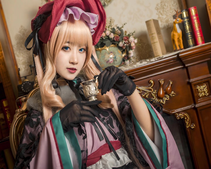 《蔷薇少女》真红十周年大正和服cosplay