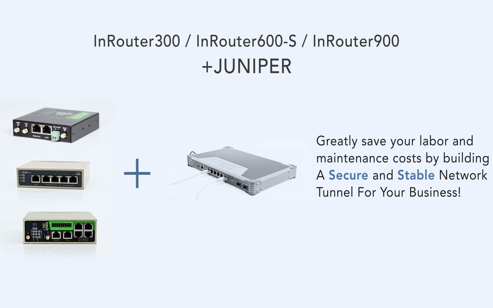InRouter Juniper 防火墙IPSecVPN最佳拍档