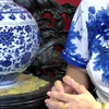 景德镇陶瓷器手绘官窑仿古青花瓷花瓶中式摆件客厅家装饰品手工瓷 镇英大瓷馆 瓷器收藏 千年景德镇传世青花瓷 赏瓶