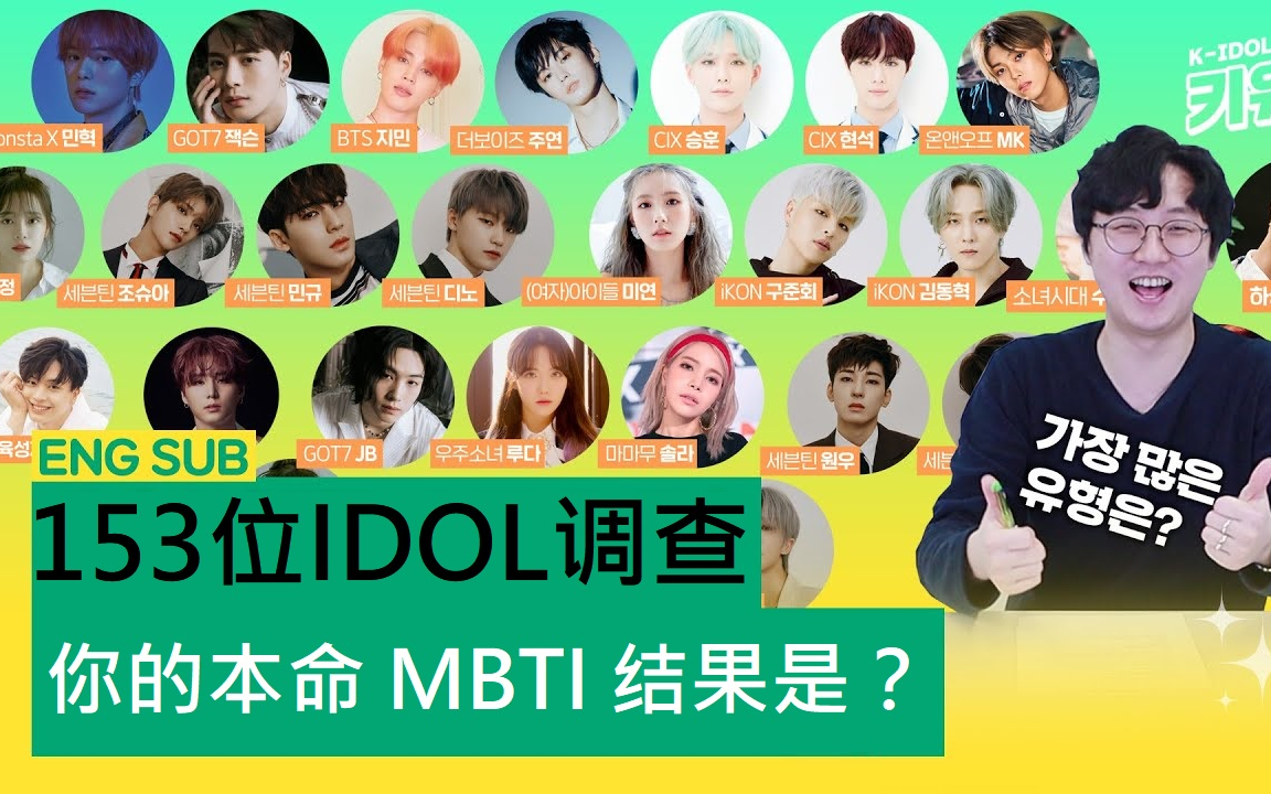 153位idol的性格测试 你的本命的mbti结果是 153 K Idols Mbti 一览 哔哩哔哩 つロ干杯 Bilibili