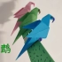 教你折一只生动可爱的鹦鹉 超级简单的折纸教程