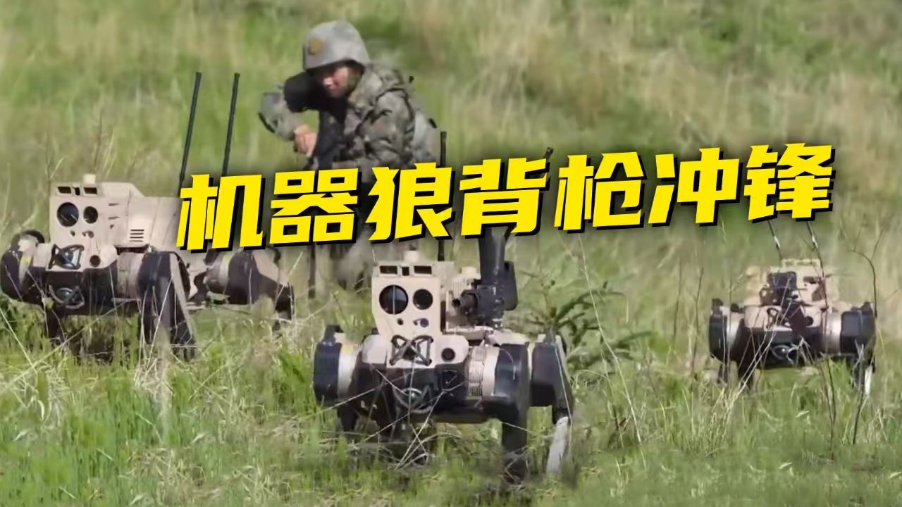 起猛了，看见我军“机器狼”正在发动进攻~