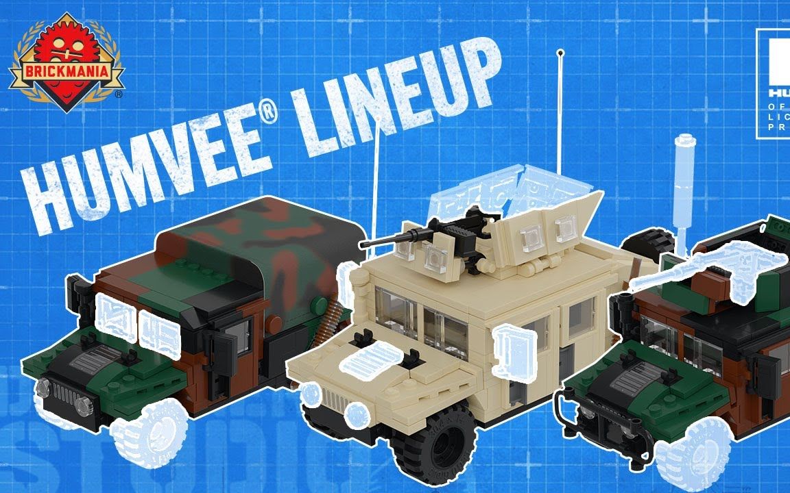【Brickmania】New Humvee Lineup for 2023  Brickmania Designers Studio