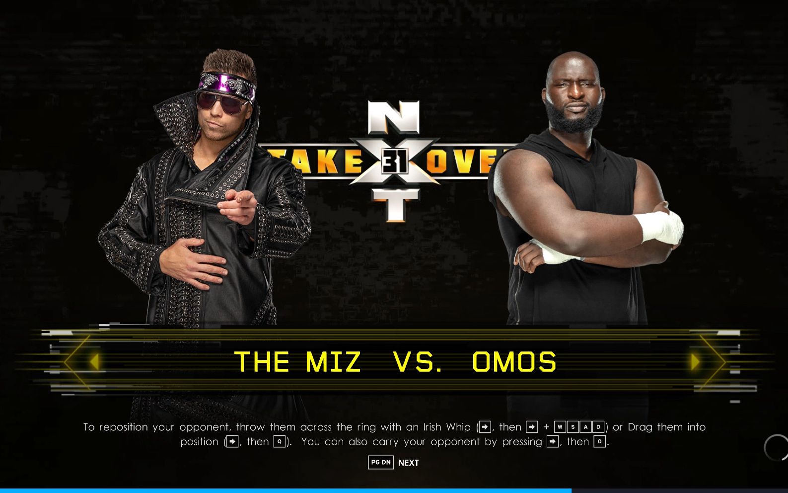 wwe2k22影帝米兹vs摔角天神奥莫斯影帝对决天神谁更厉害