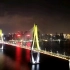 现场抓拍老司机在湛江大桥上开车，刺激得不得了，快到只看到灯光。。。