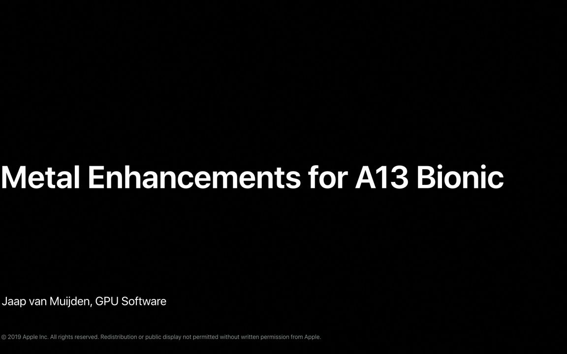 metal enhancements for a13 bionic