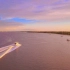 大海上帆船行驶视频素材