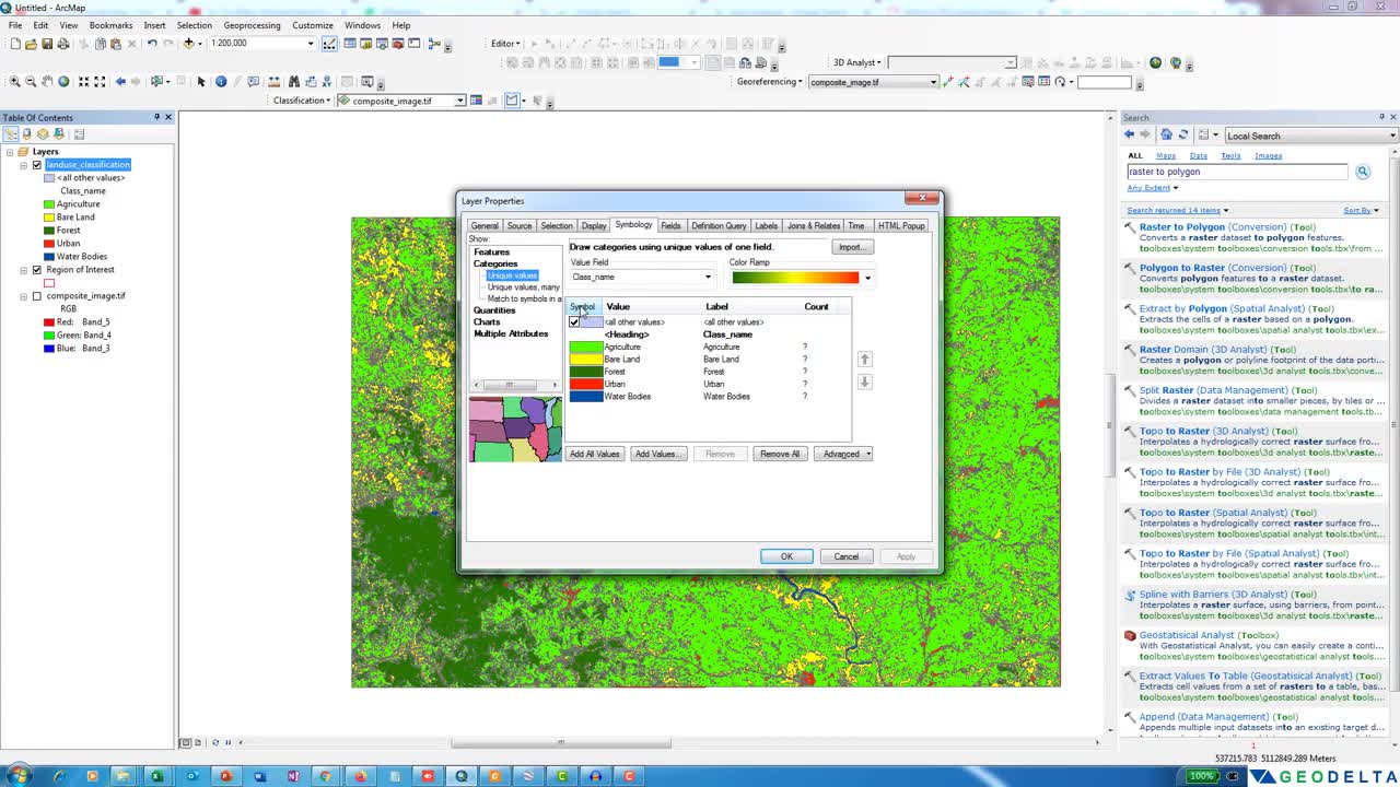 ArcGIS的Landsat 8图像监督分类_哔哩哔哩_bilibili