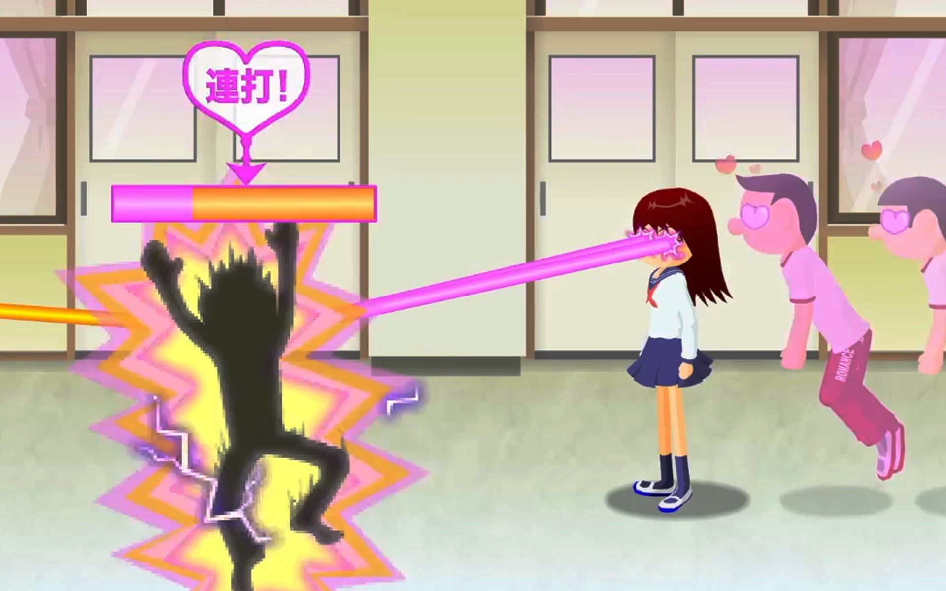 童年经典游戏！目标是迷倒这学校的所有男人！《电眼美女》校园篇