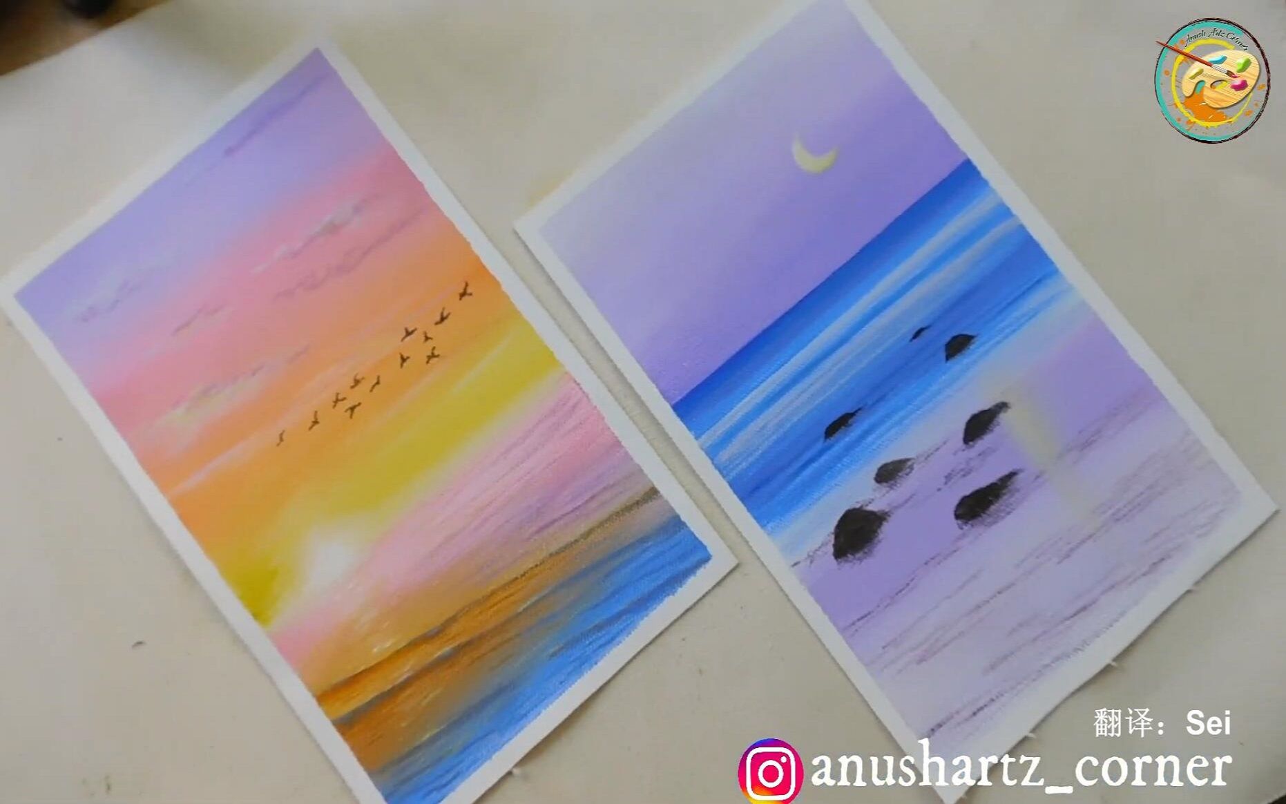 easy-acrylic-paintings-for-beginners-bilibili
