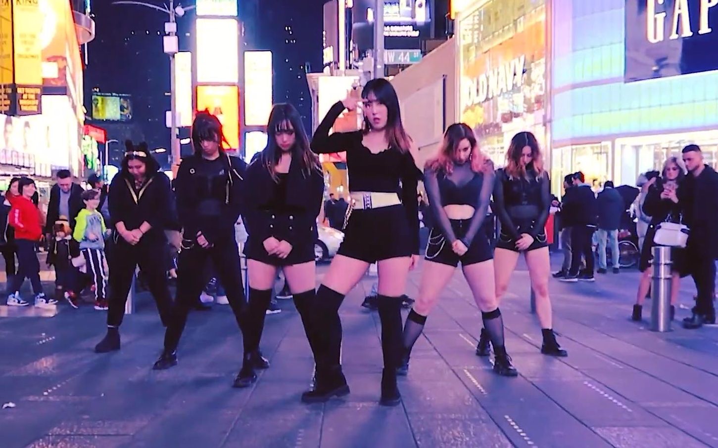 cdc舞团超美翻跳everglowdundundancecoverkpopinpublicnyc