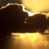 E233 唯美日出日落金色夕阳云霞阳光太阳穿梭云层壮美大自然景色空镜头实拍视频素材