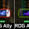 华硕 ASUS ROG Ally vs. ROG Ally X ! 掌机 游戏FPS帧数对比