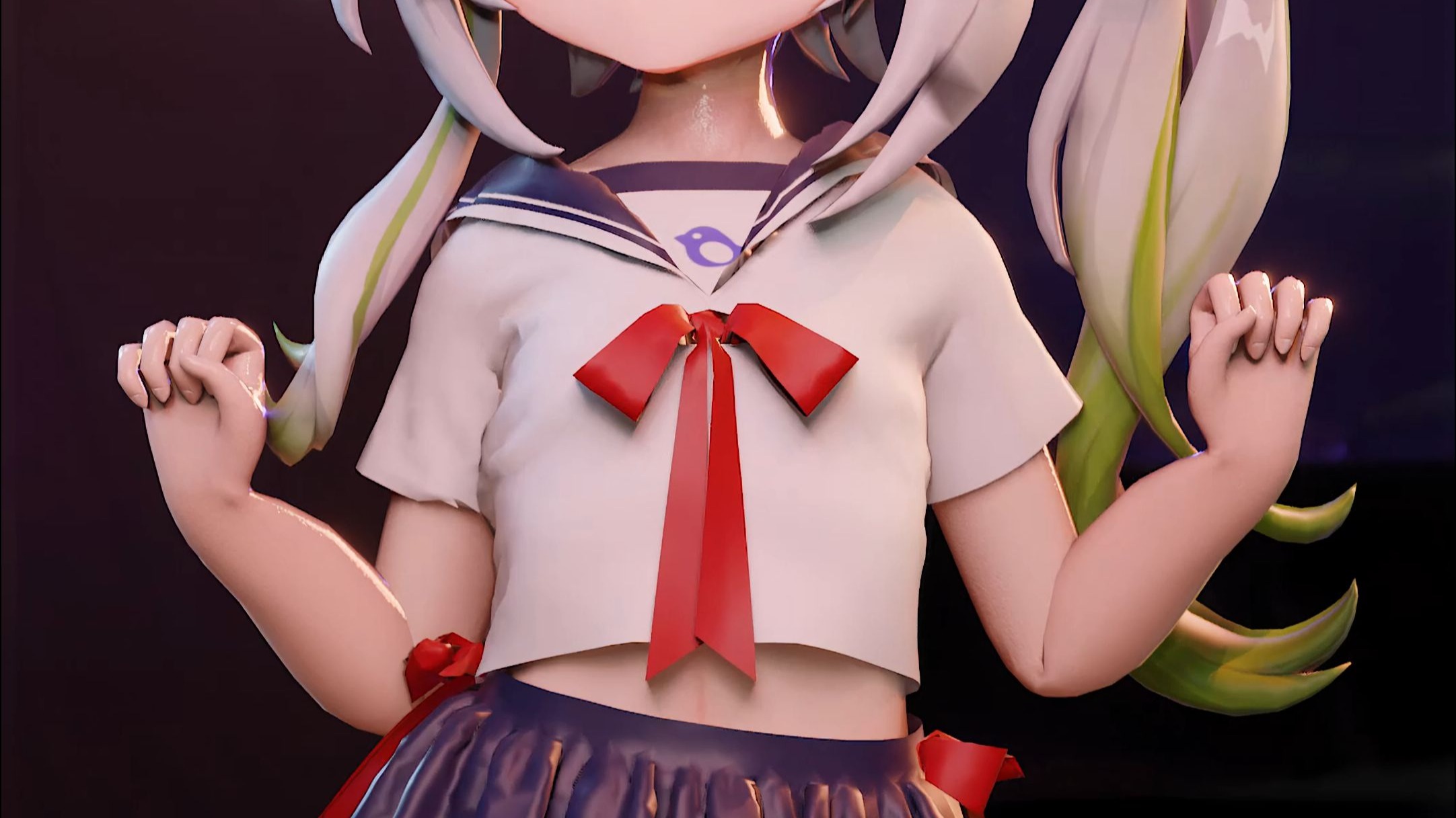 Nasida, if you don't stop shaking, it's going to be a disaster.