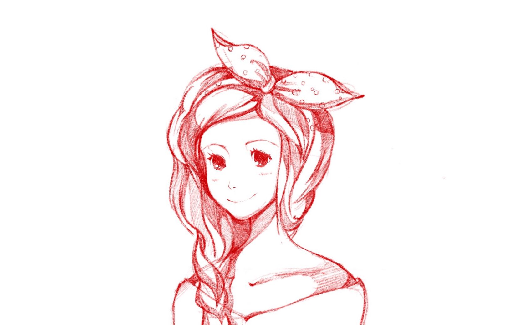 【ipad手绘】小清新少女手绘 ipadpro
