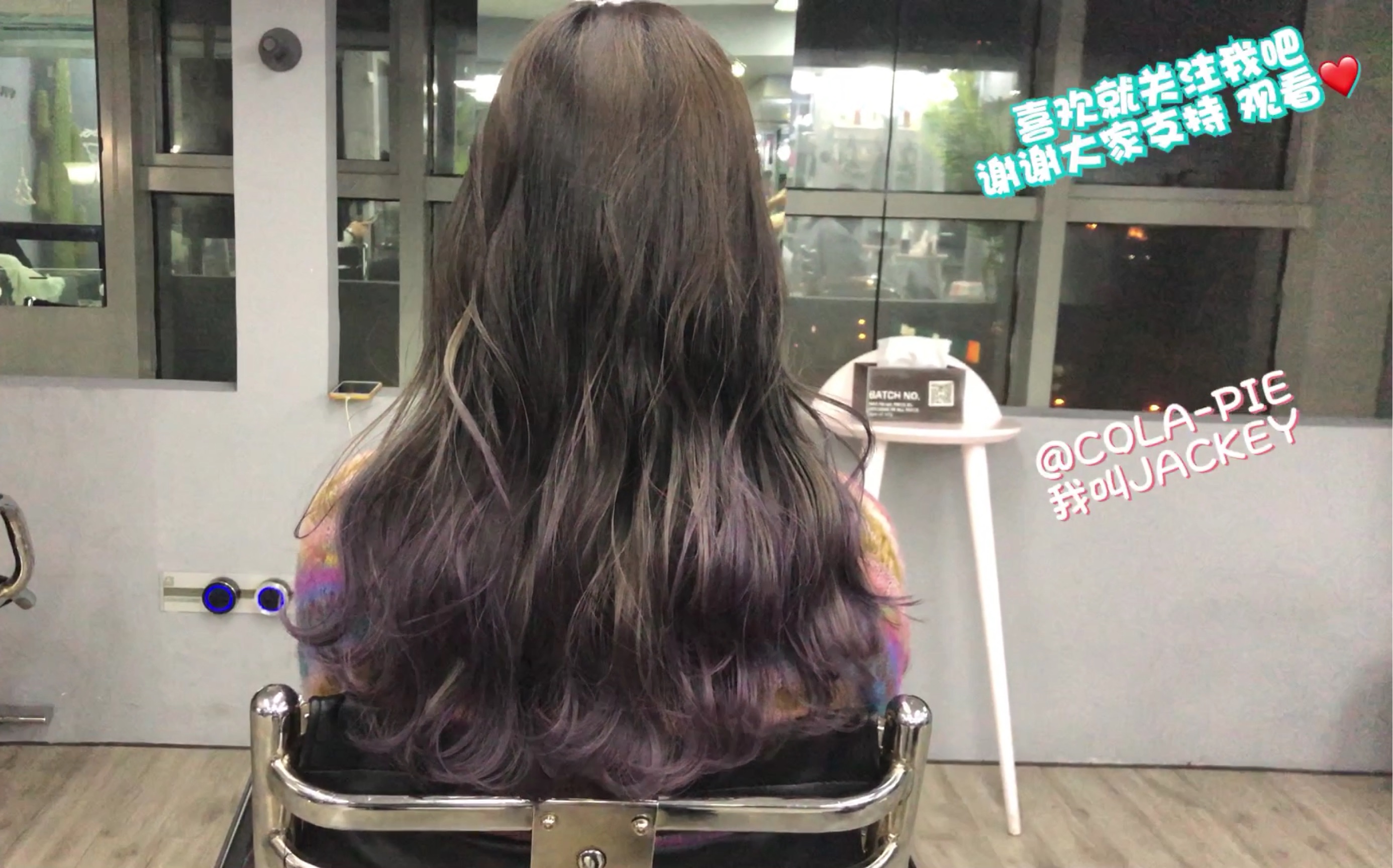 紫色渐变头发-图库-五毛网