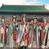 复原山西省运城市永乐宫（原名大纯阳万寿宫）朝元图壁画中五位神仙图像