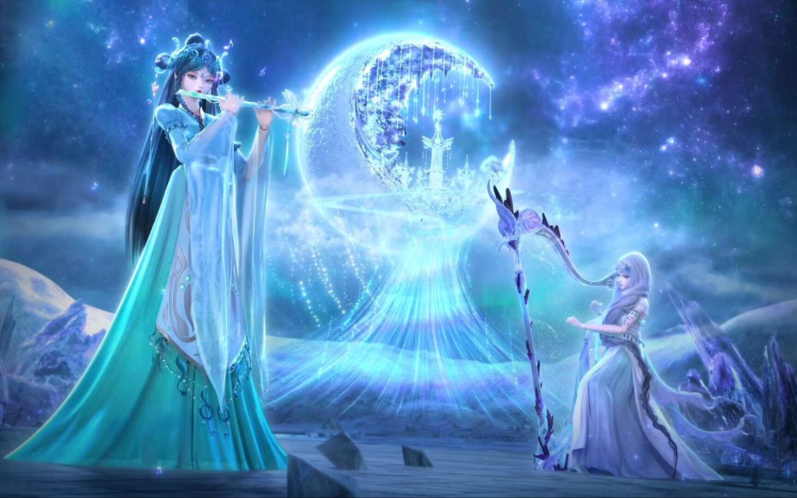 精灵梦叶罗丽第十季片尾曲：银尘和音公主同框